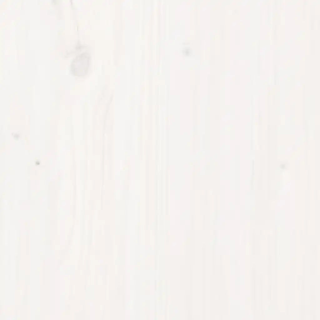 Copertura Termosifone Bianca 79,5x19x84 cm Legno Massello Pino 822567