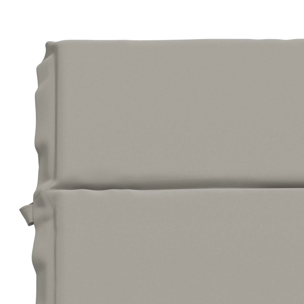 Cuscino per Lettino GEMERT 100% Poliestere Grigio 948548