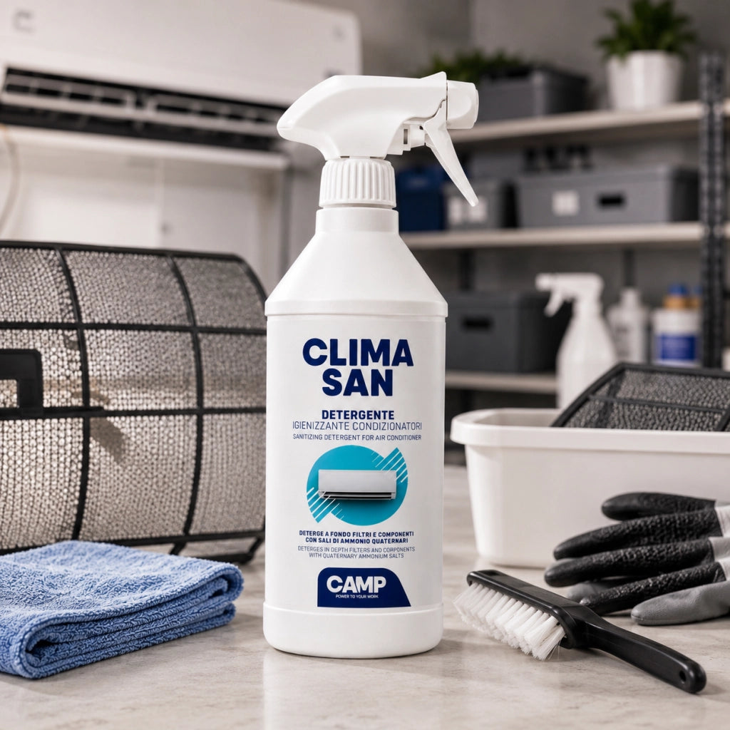 Camp climasan detergente per filtri e componenti climatizzatori 750 ml