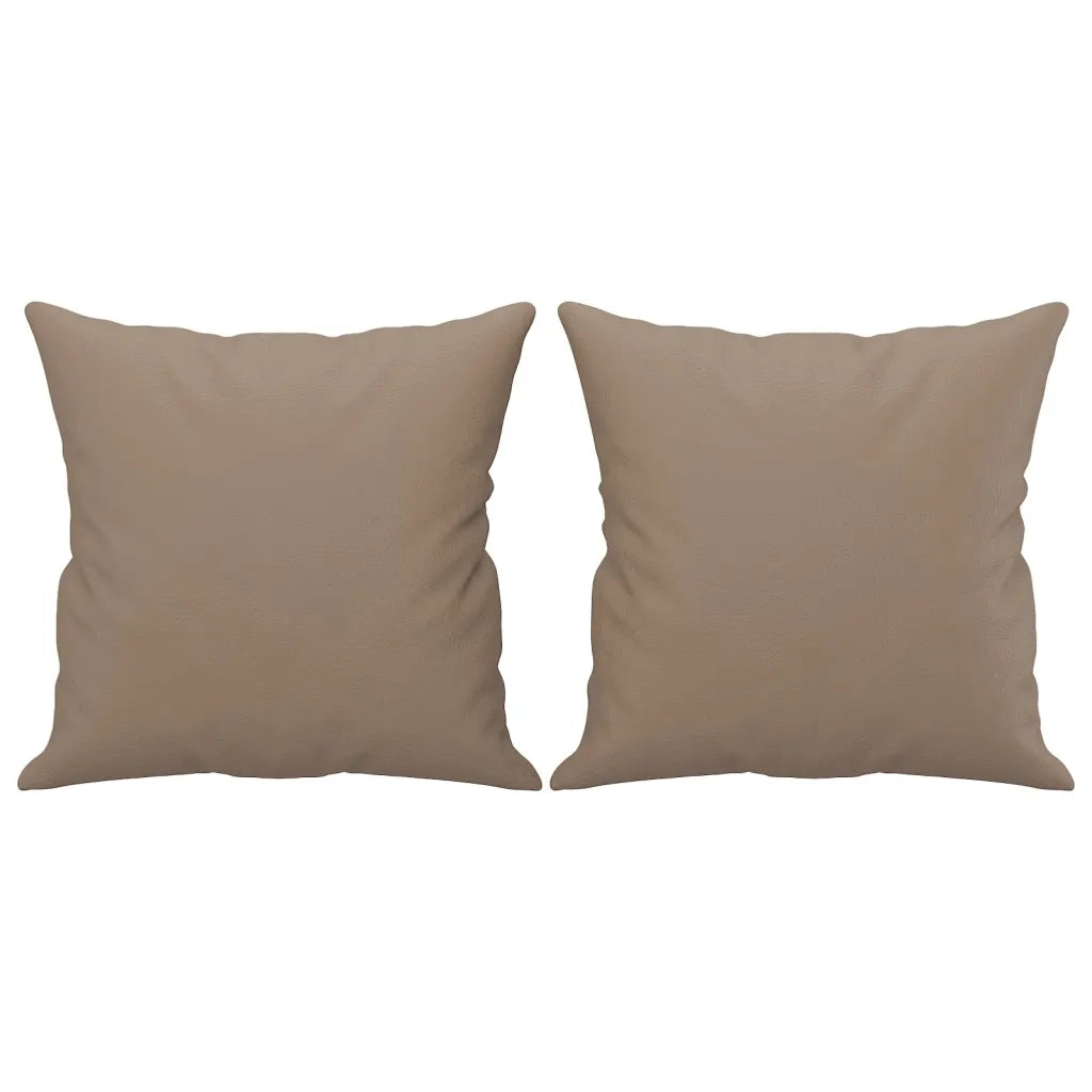 Set di Divani 2 pz con Cuscini Cappuccino in Similpelle 3201392