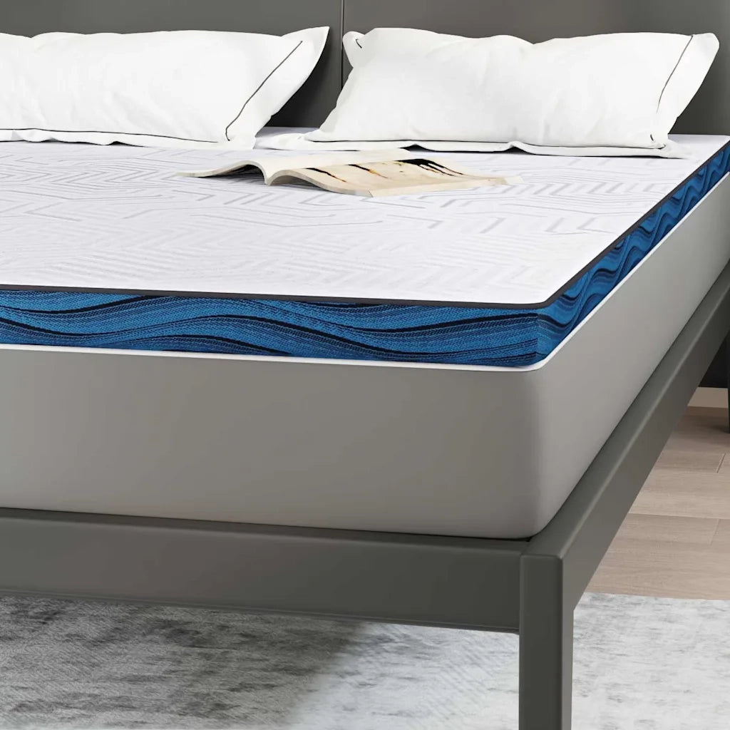 Topper per materasso Bianco 160 x 200 cm Tessuto Jacquard 4106261