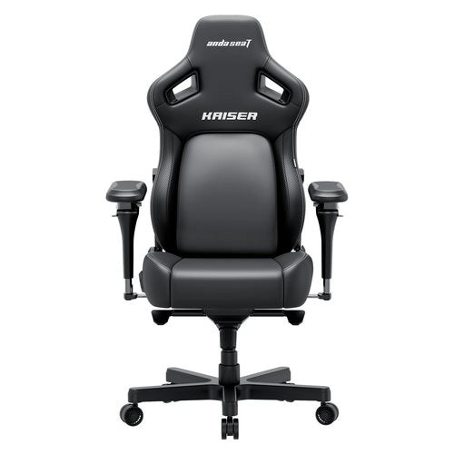 Andaseat kaiser 4 v2 sedia gaming taglia l in pvc nero - ANKAISER4V2PN