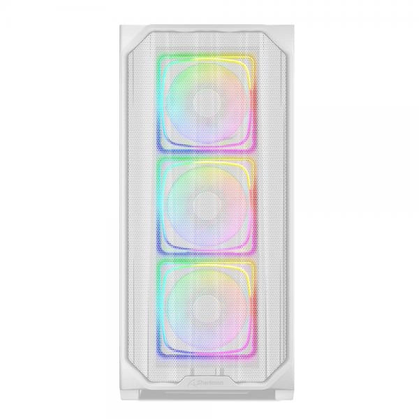 SHARKOON CASE AK5M RGB ATX WHITE