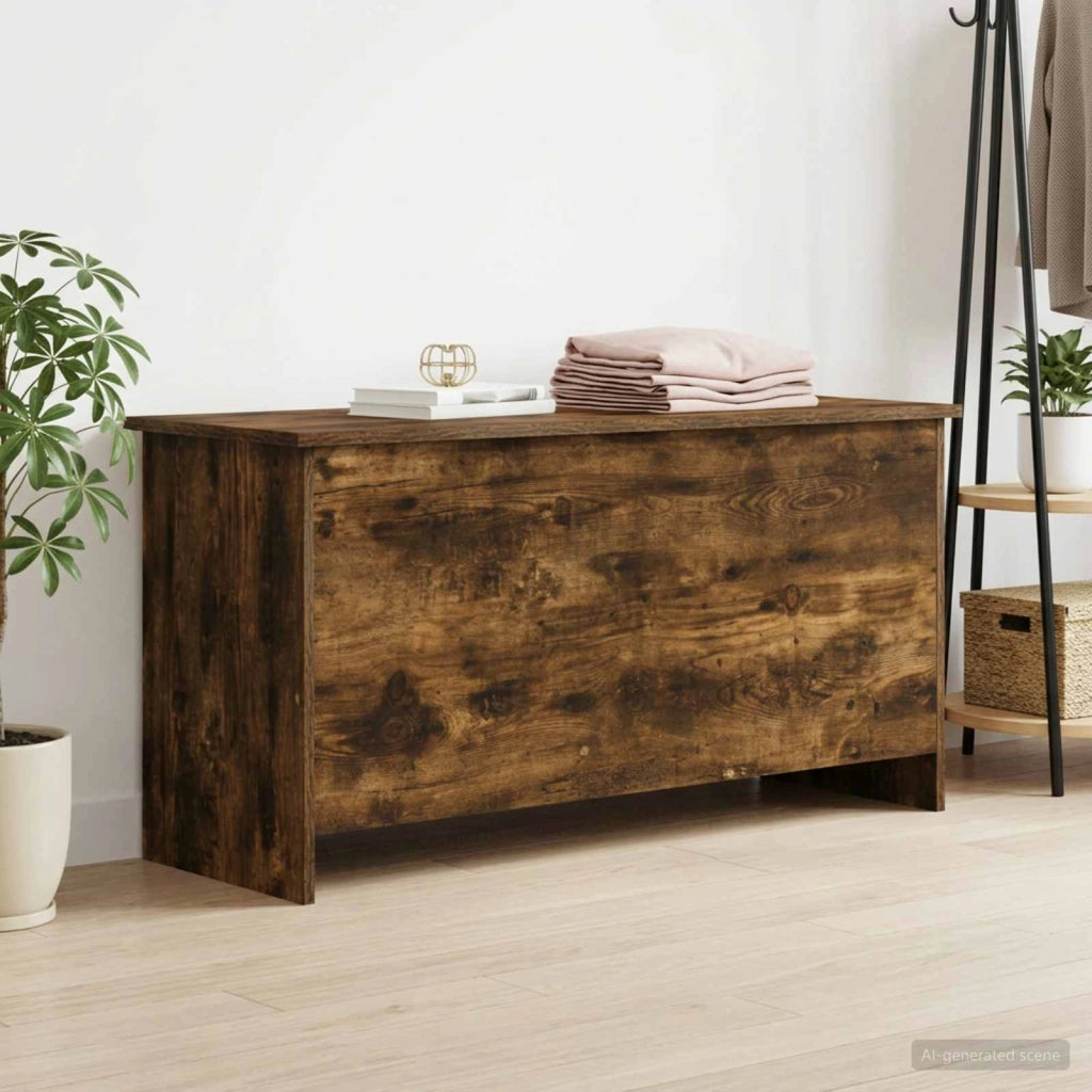 Cassa di stoccaggio Rovere Fumo 100 x 40 x 50 cm 8011271