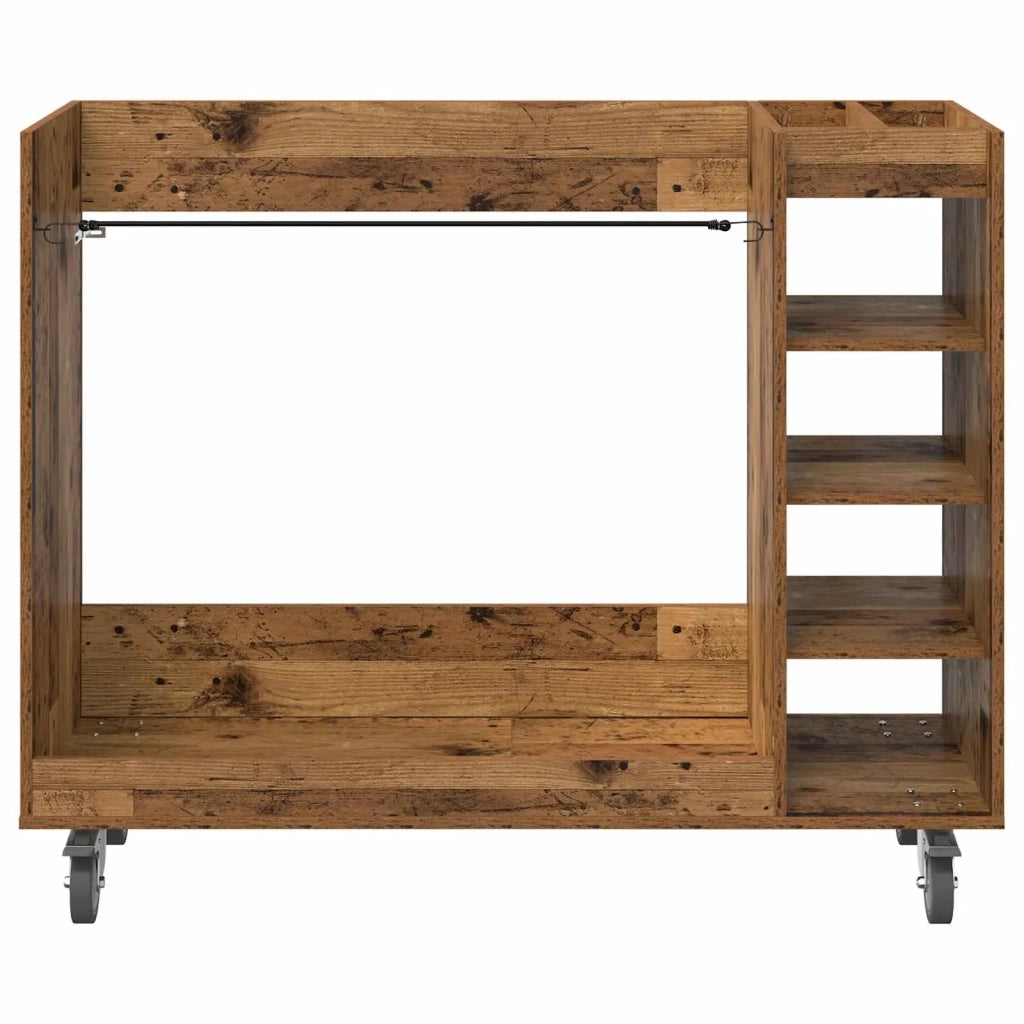 Armadio per Golf con ruota Legno vecchio 120 x 45 x 98 cm CFW8285415