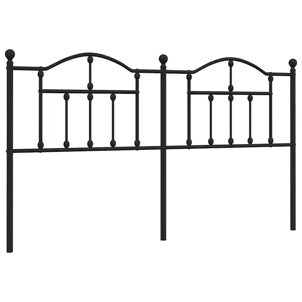 Testiera di Ricambio in Metallo Nero 160 cm 353474