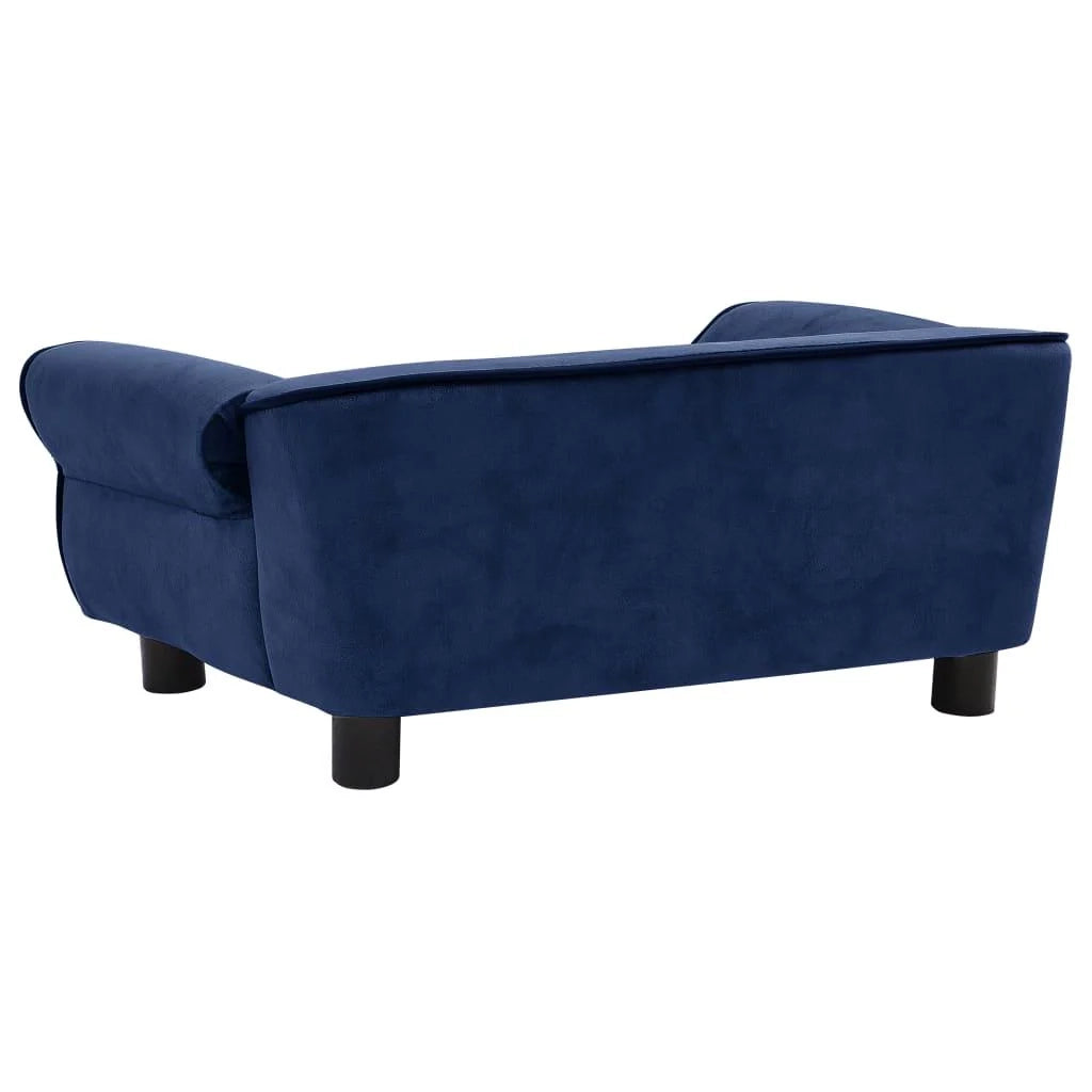 Divano per cani 72 cm peluche blu 02_0000107