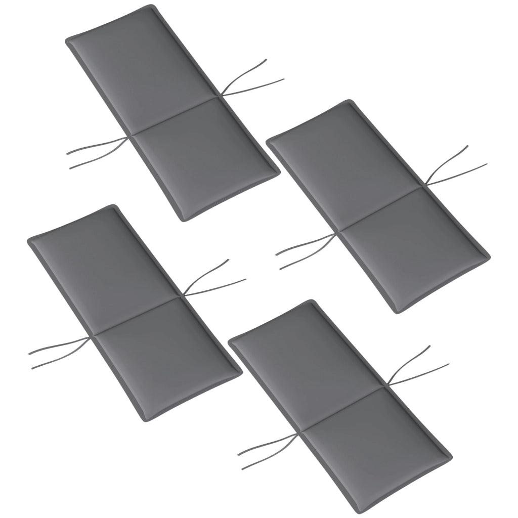 Cuscini sedie da giardino ¨C Minimal ¨C Grigio, 124x50x5cm