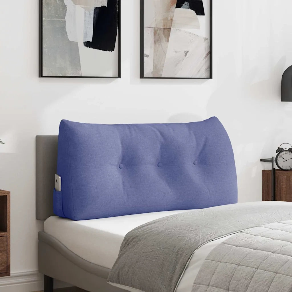 Cuscino per Schiena | Cuscino dorsale Blu jeans 100 x 24 x 50 cm Tessuto