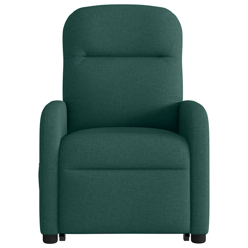 Divano Sedia-Poltrona Alzapersona Massaggiante Verde Scuro in Tessuto 110661