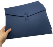 Confezione da 10 borse documentali A5 in cartone kraft, borse da attacchi, cartellini, buste ingrossate, organizzatore con chiusura a cerniera esterna, buste piccole in cartone kraft per ufficio, scuola e casa
