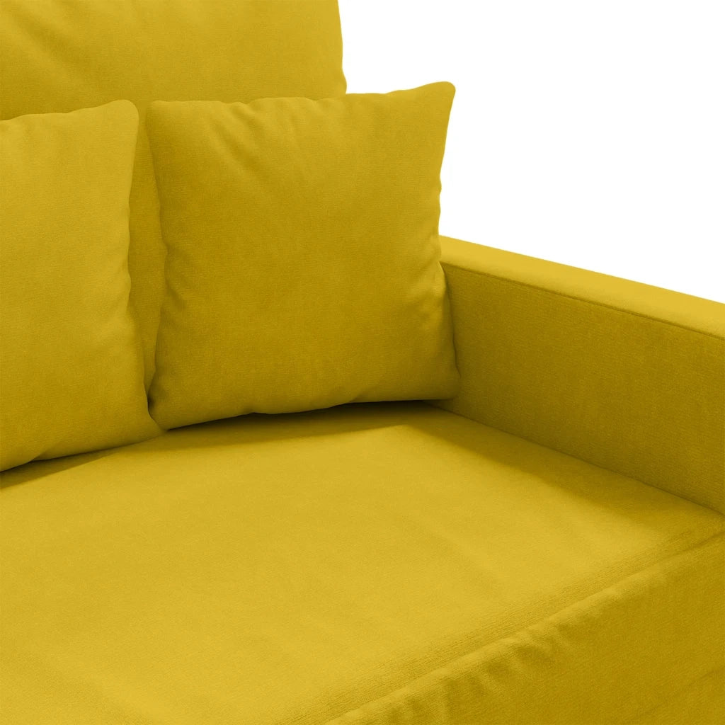 Poltrona Giallo 60 cm Velluto 359289
