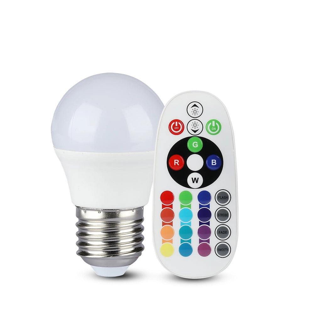 Lampadina LED 3.5W E27 RGB+3000K Bianca – V-TAC
