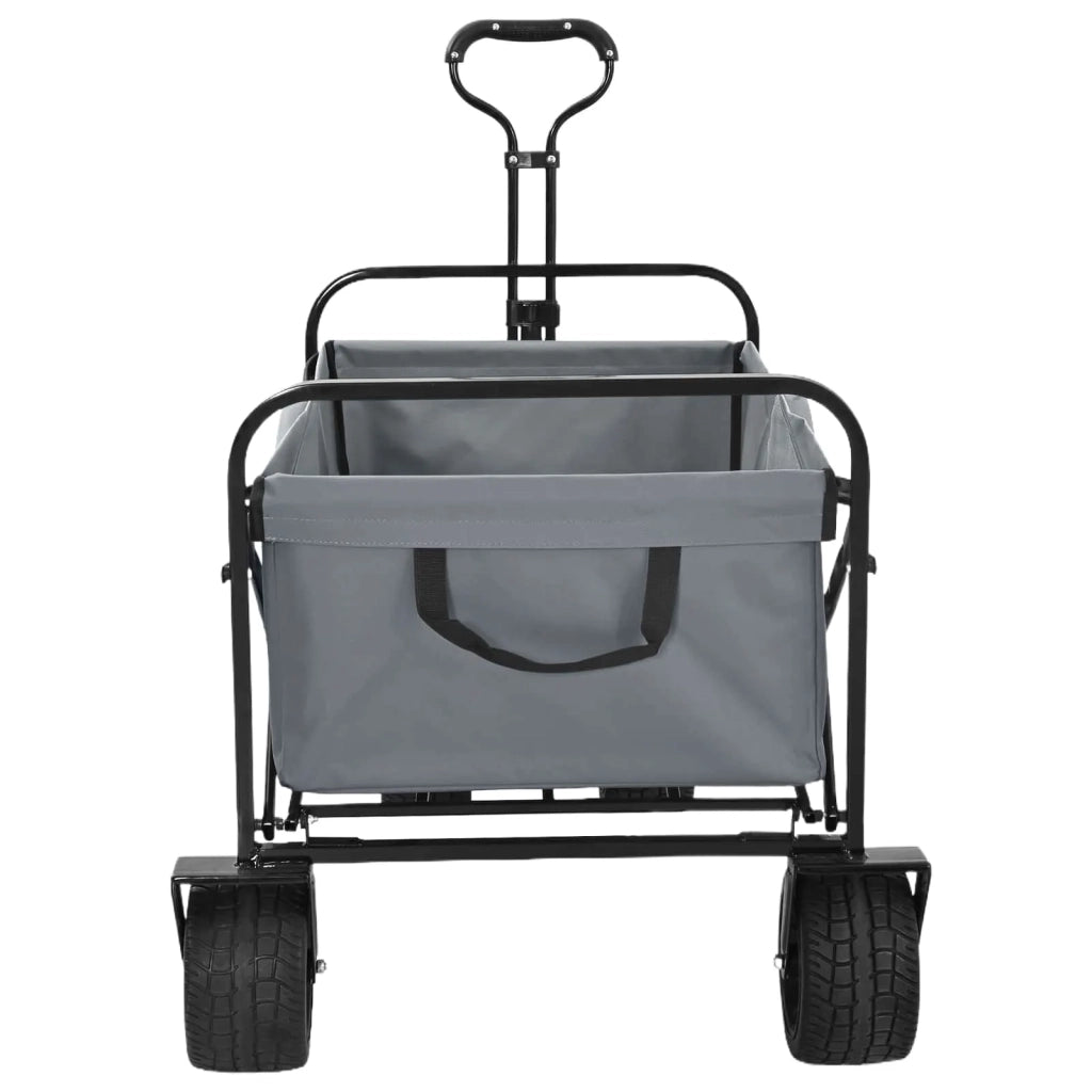 Carrello Pieghevole Grigio 89 x 63 x 96 cm 42020658