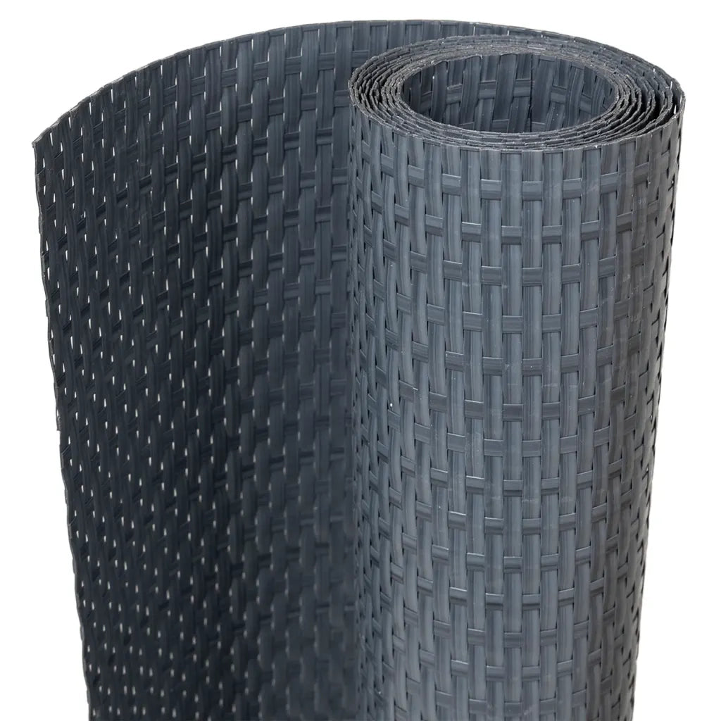 Schermo da balcone | Paravento da Balcone Antracite 600x90 cm in Polyrattan