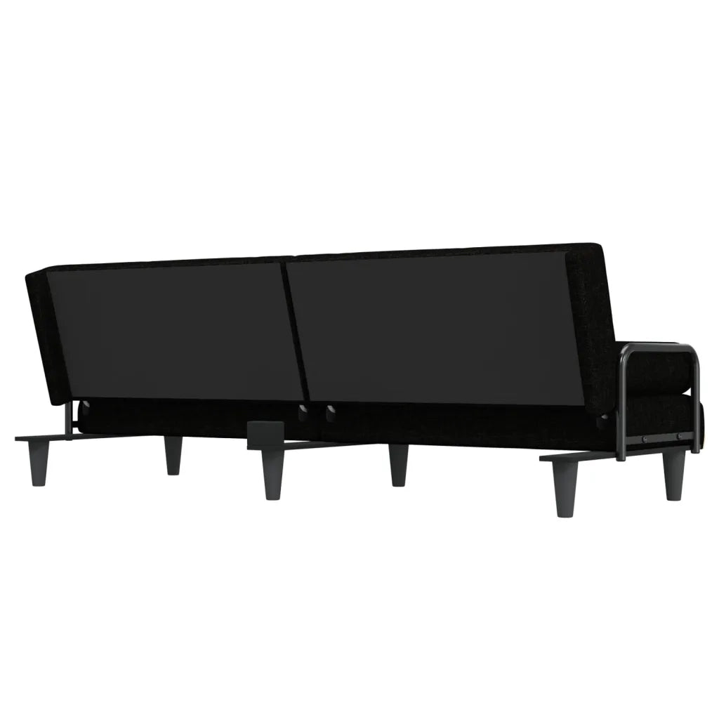 Divano letto | Sof¨¤ letto | Letto singolo con Braccioli Nero in Tessuto