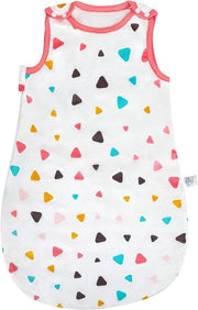 Slaapzak estiva 0,5 tog mousseline cotone - L 12-18 mesi - slitta respirante per bambini in cotone gommato