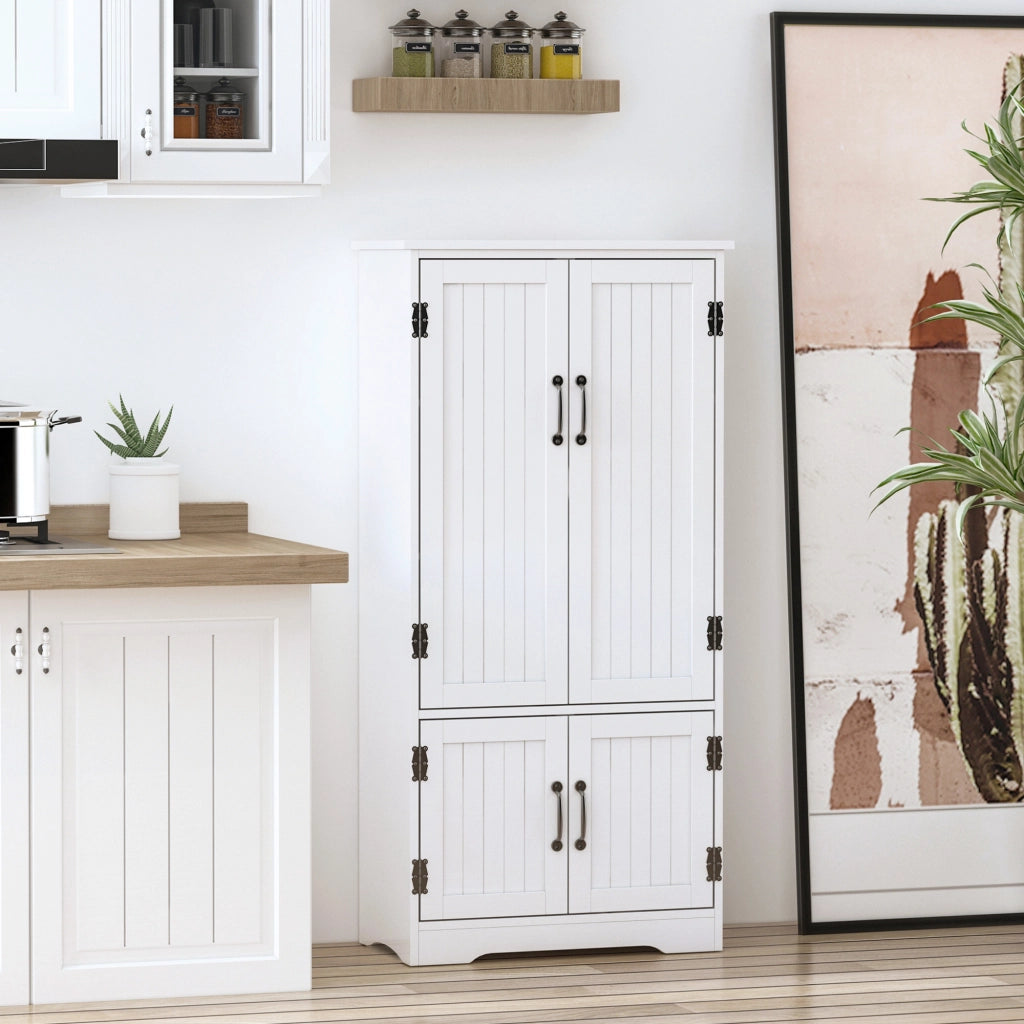 Armadio da cucina con ante e ripiani ¨C Minimal ¨C bianco
