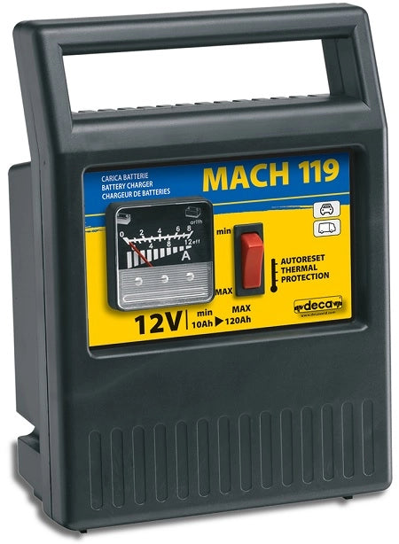 CARICABATTERIA 12 V.-9A MACH 119