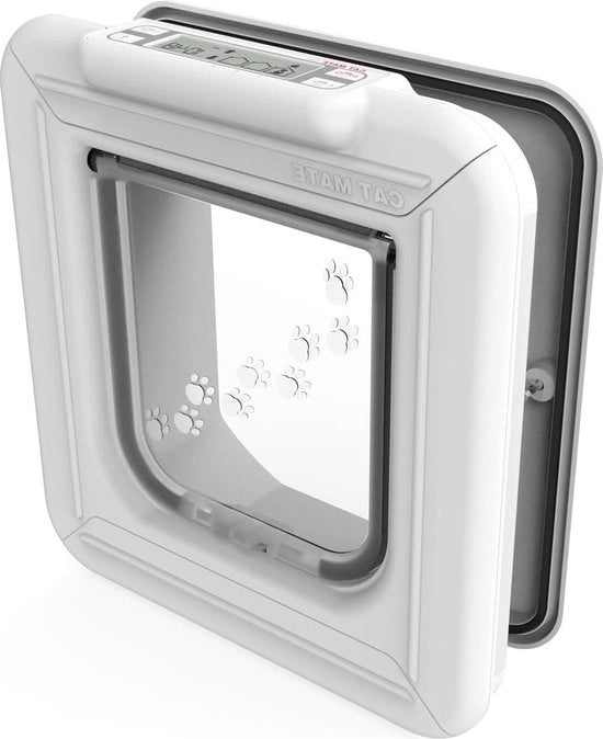 Ciotola Automatica per Gatti - Dimensioni: 25 cm Larghezza x 26,5 cm Altezza - Bianca
