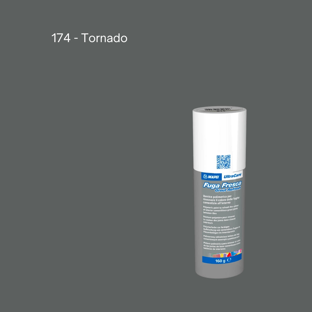 Rinnovo fughe sbiadite ripristinare pavimento ultracare fuga fresca 160 gr *** colore- tornado - 174, confezione 1