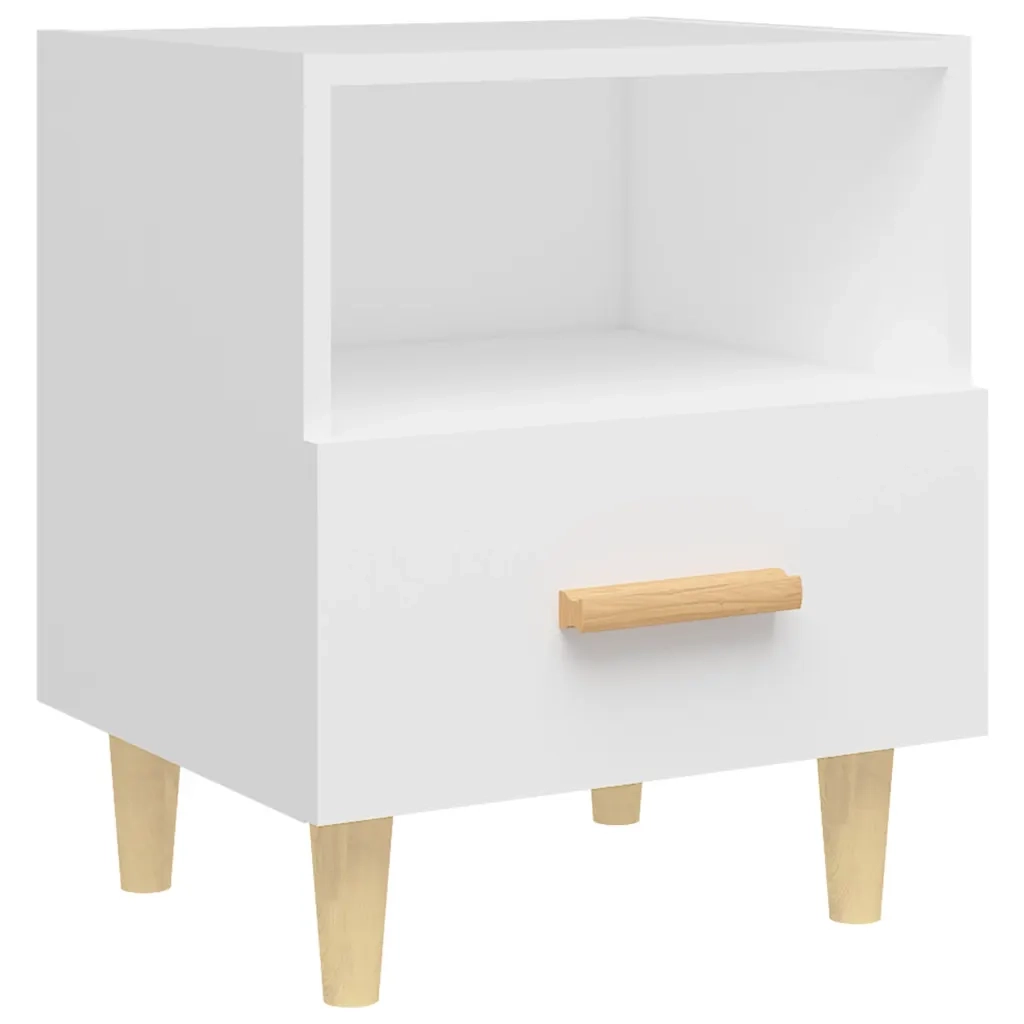Comodino Bianco 40x35x47 cm 812006