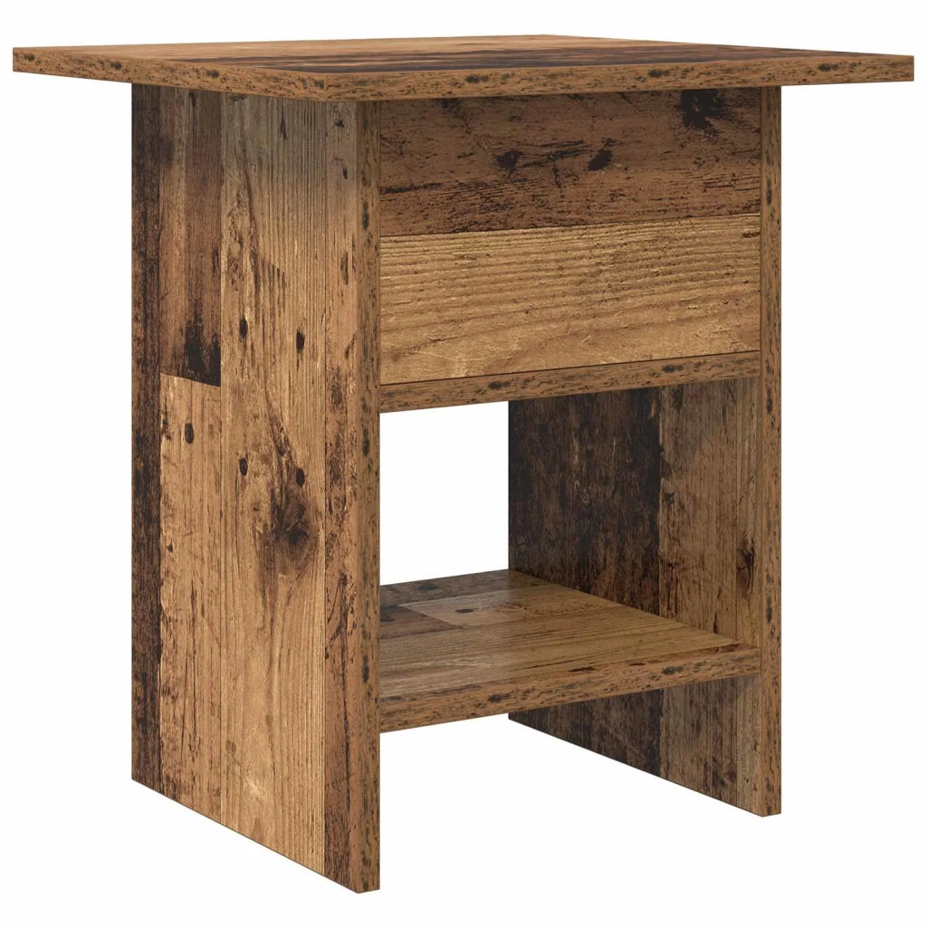 Comodino 2 pcs Legno vecchio 41 x 40 x 45 cm Legno multistrato 8000449