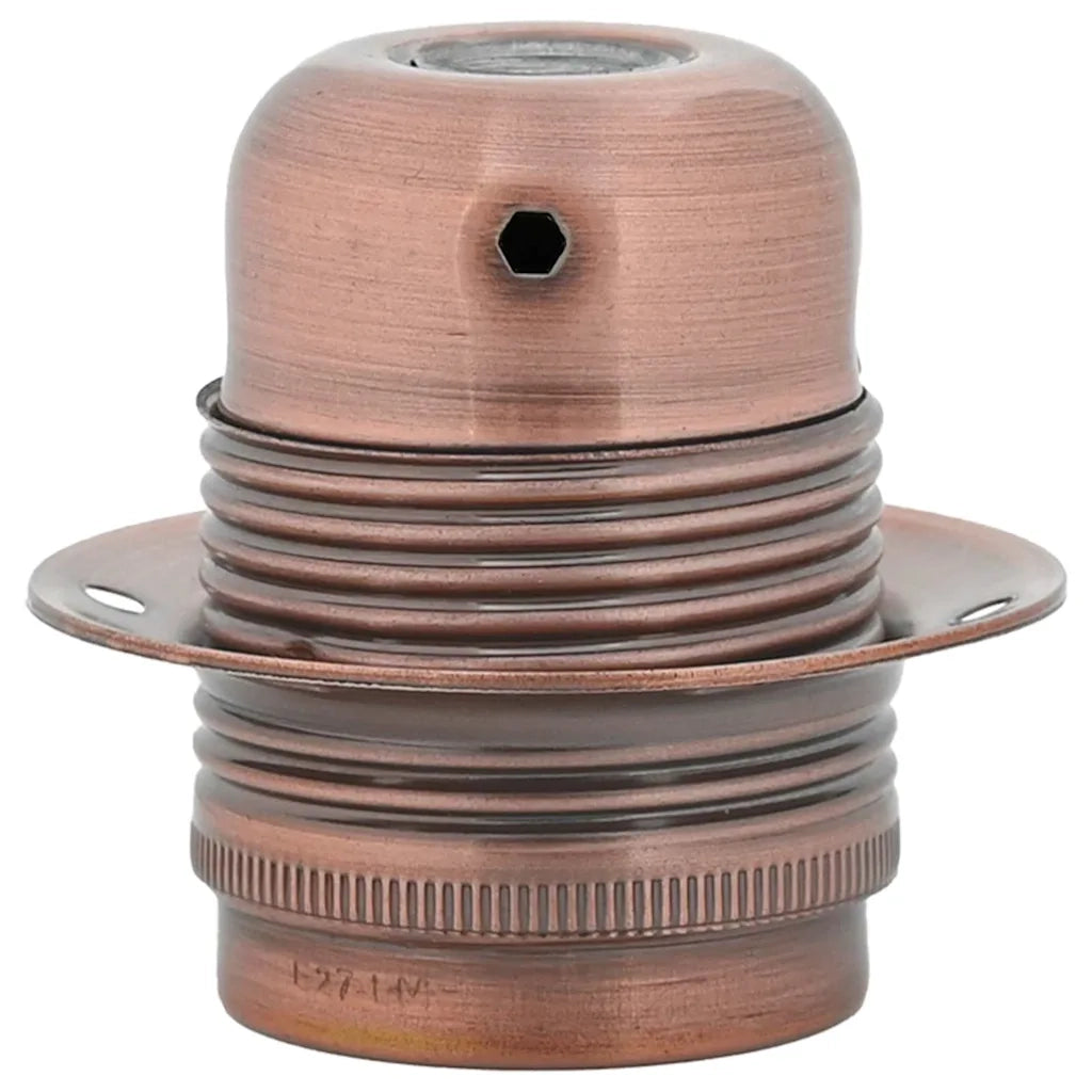 Portalampade 2 pz Rosso Bronzo E27 4106519