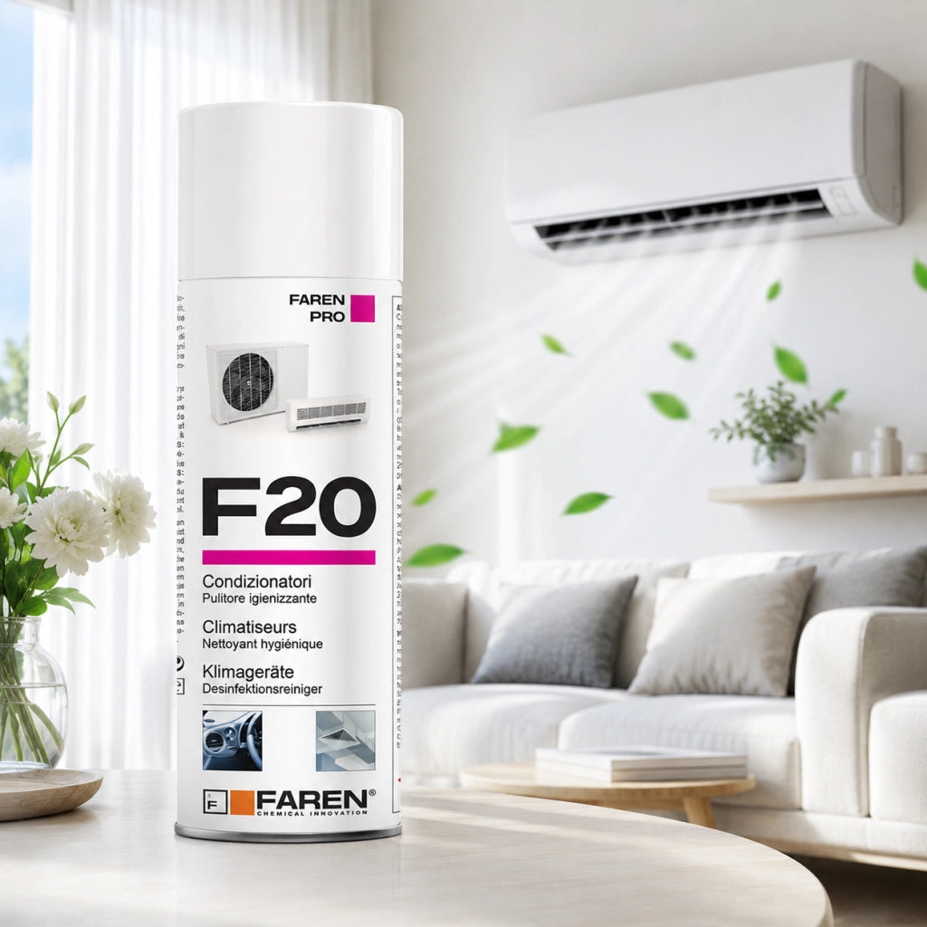 Faren f20 igienizzante spray profumato per climatizzatori casa auto 400ml 3 pezzi