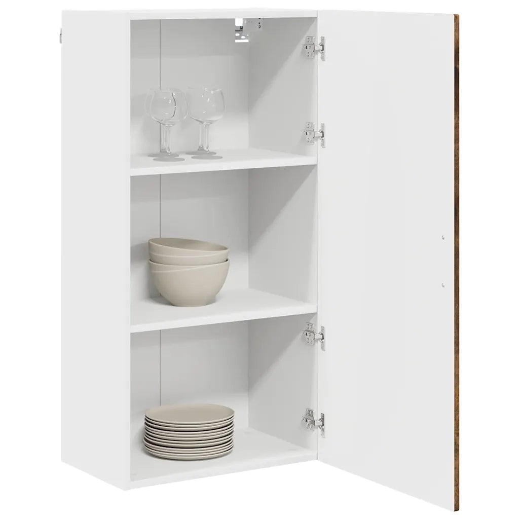 Pensile da cucina | Armadietto a muro PORTO Rovere fum¨¦ 50 x 31 x 100 cm
