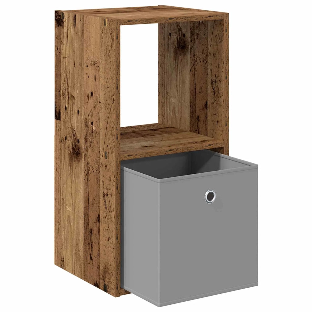 Comodino con cassetto 2 pcs Legno vecchio 35 x 32 x 68,5 cm 8000641