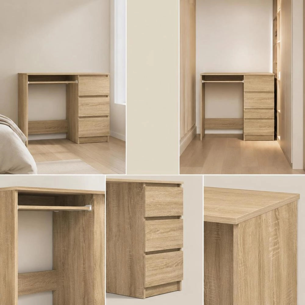 Desk Sonoma Oak 90x45x76 Cm Wood-based Material