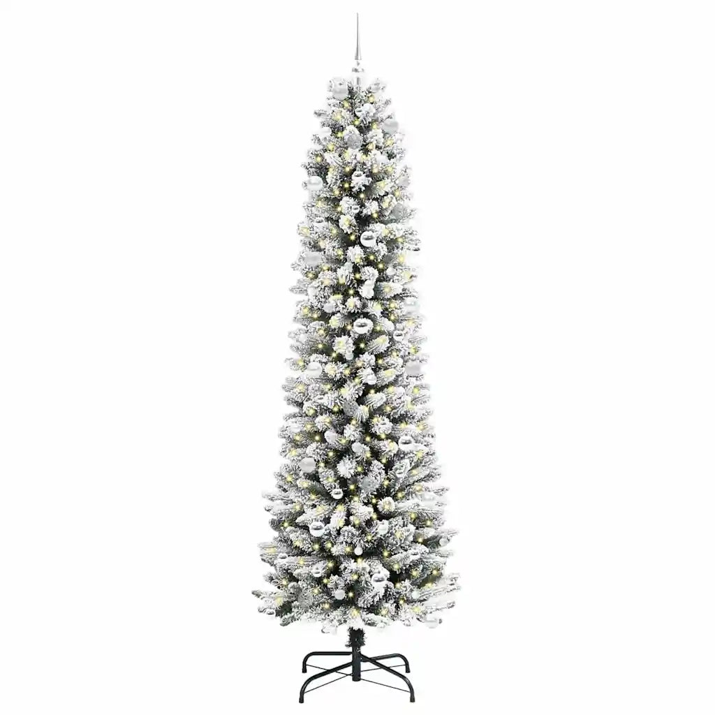 Albero di Natale artificiale con 300 LED Bianco 240 cm