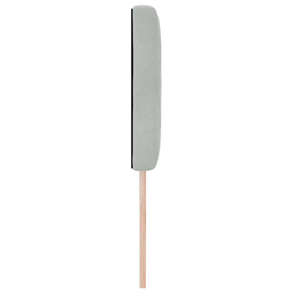 Testiera Grigio chiaro 144 cm Velluto 42007087