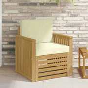Set di divani da esterno Poliestere Bianco 3439092