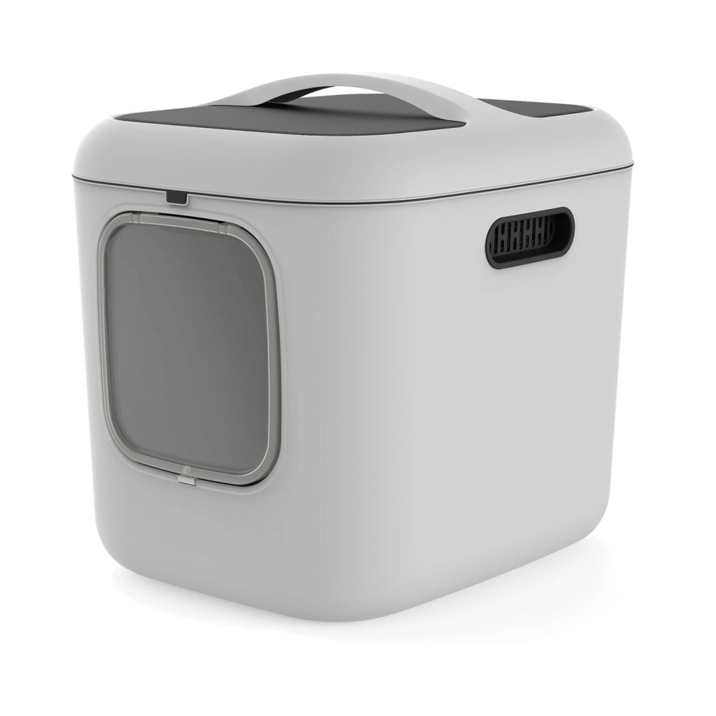 Lettiera per gatti Biala XL - colore bianco/nero - Rotho