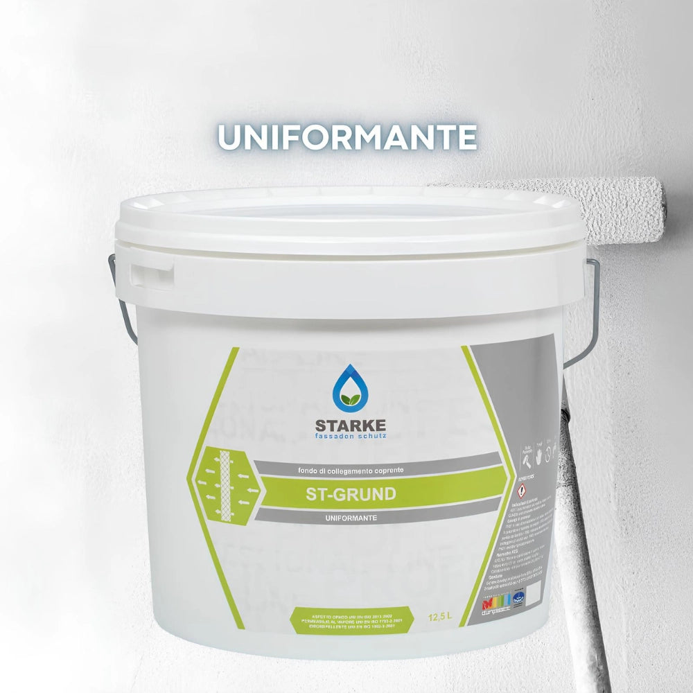 St-grund-est fondo collegamento uniformante supercoprente mascherante esterni *** formato 12.5 lt, confezione 1
