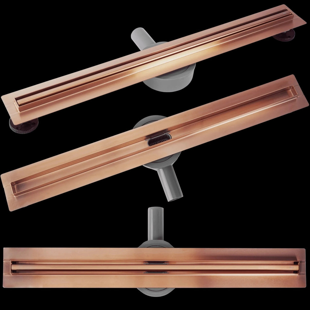 Scarico Lineare Rea Neox Slim Pro Brushed Copper 70