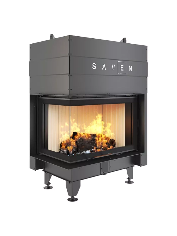 Caminetto ad angolo Inserto Apertura sinistra Energy Up 75x50x47 (15,1 kW) ECO