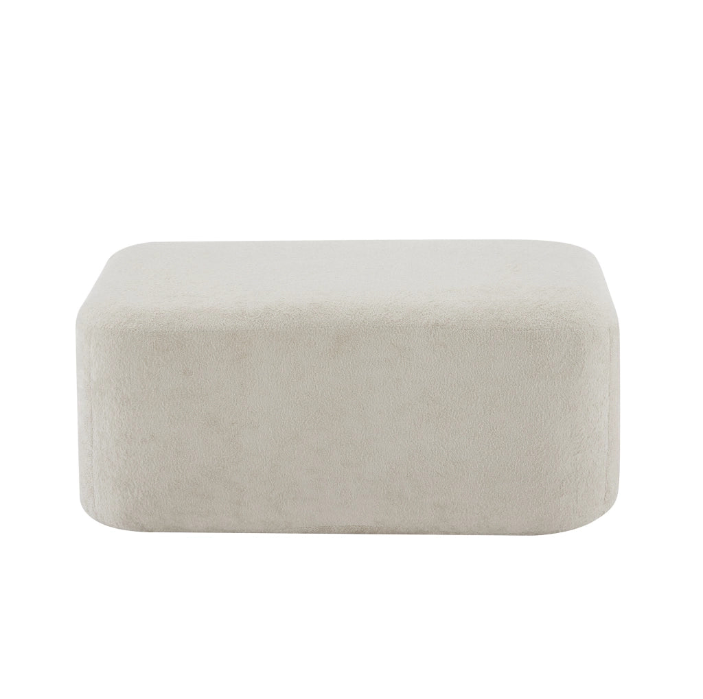 Divano modulare in velluto beige