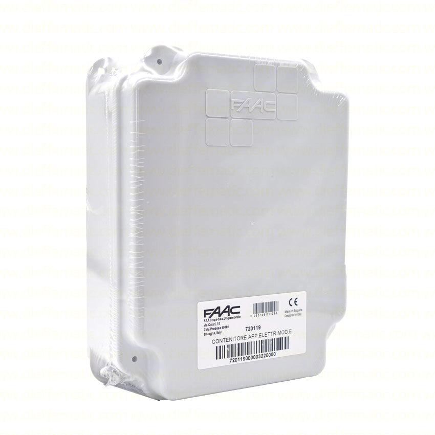 CONTENITORE MOD. E PER SCHEDE ELETTRONICHE PER ATTUATORE 230V 750 FAAC 720119