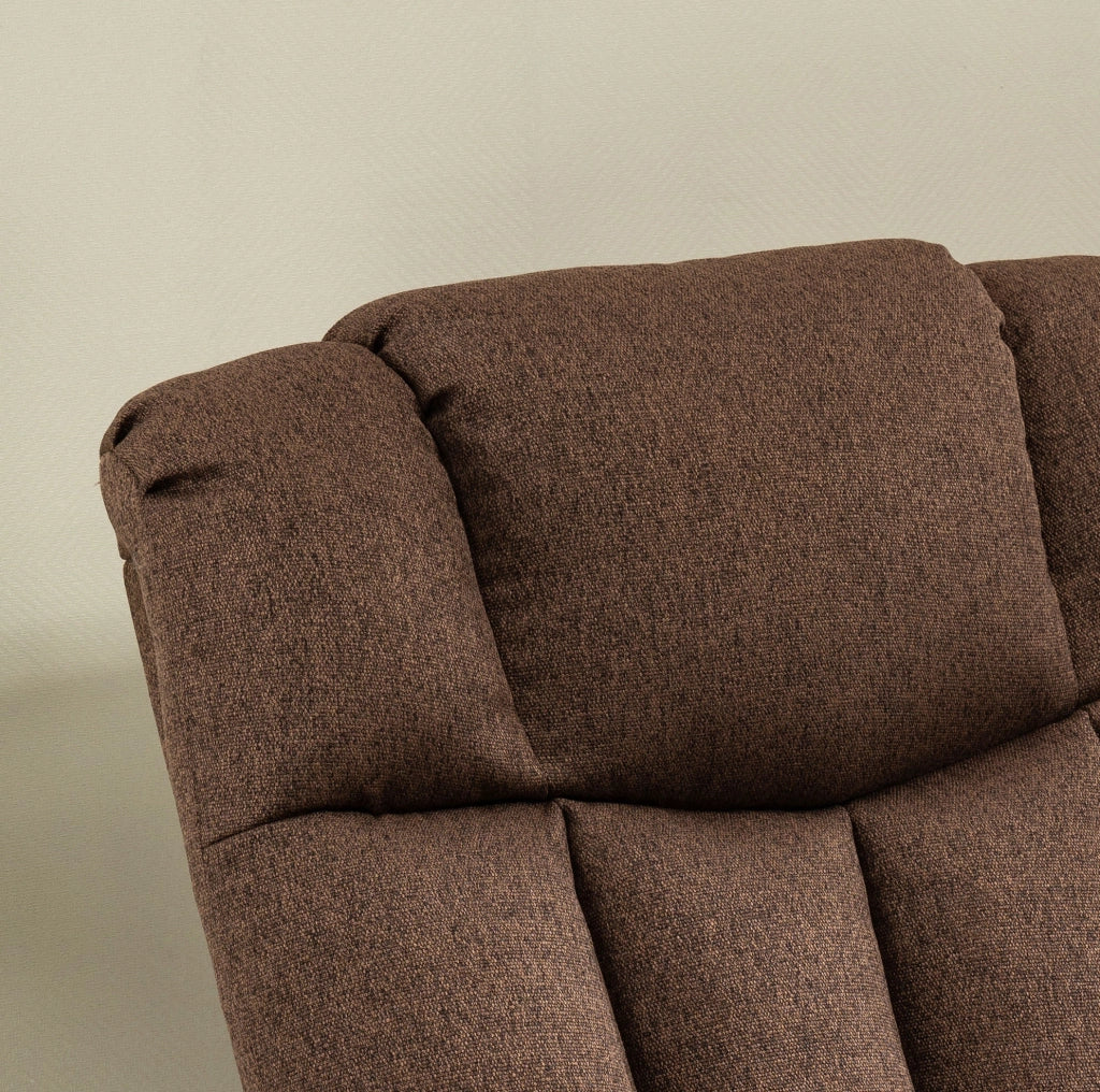 Poltrona relax elettrica alzapersone marrone