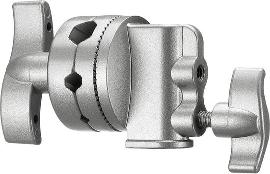 Adattatore di Montaggio Multifunzionale con Testa di Grip da 25 cm e Testa di Rotazione in Acciaio Inox