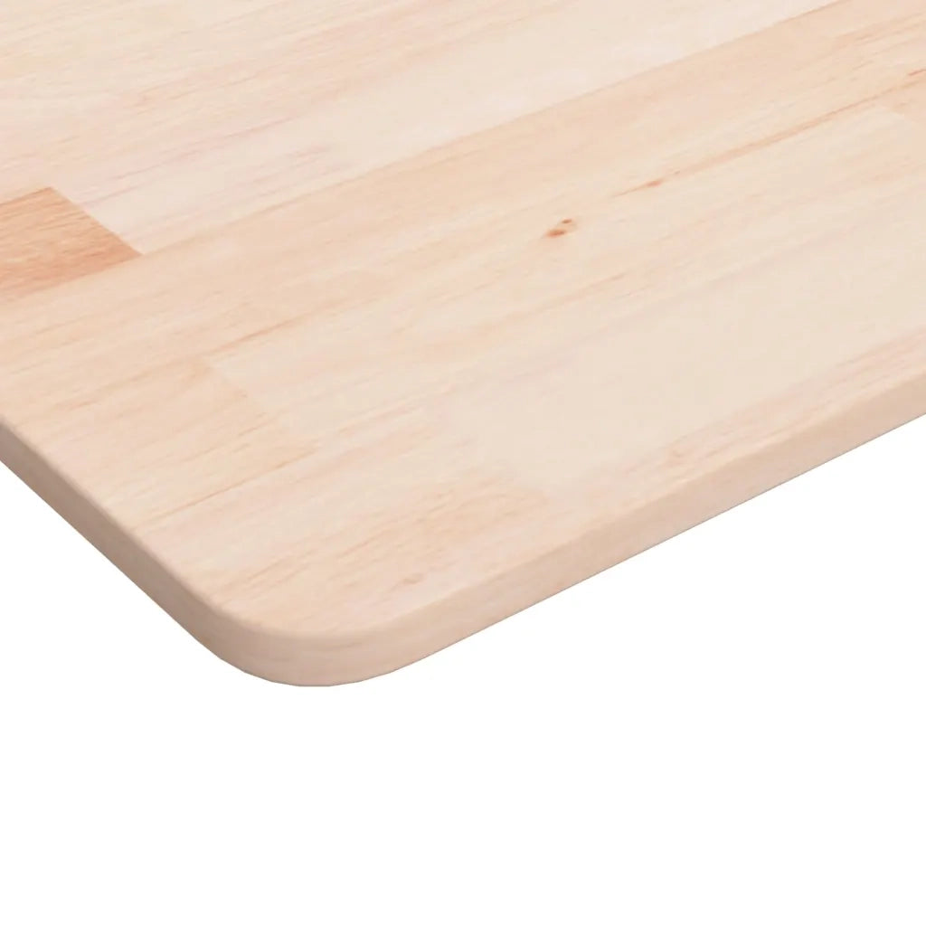 Piano Tavolo Quadrato 70x70x1,5cm Massello Rovere Non Trattato 342917