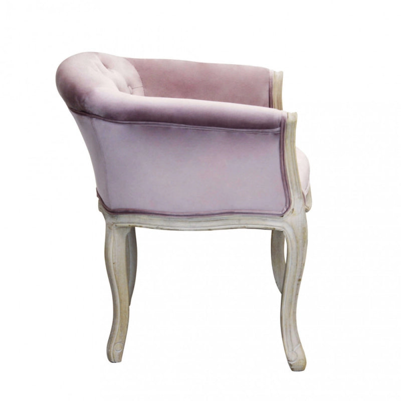 Set di 2 POLTRONE COREEN IN VELLUTO ROSA