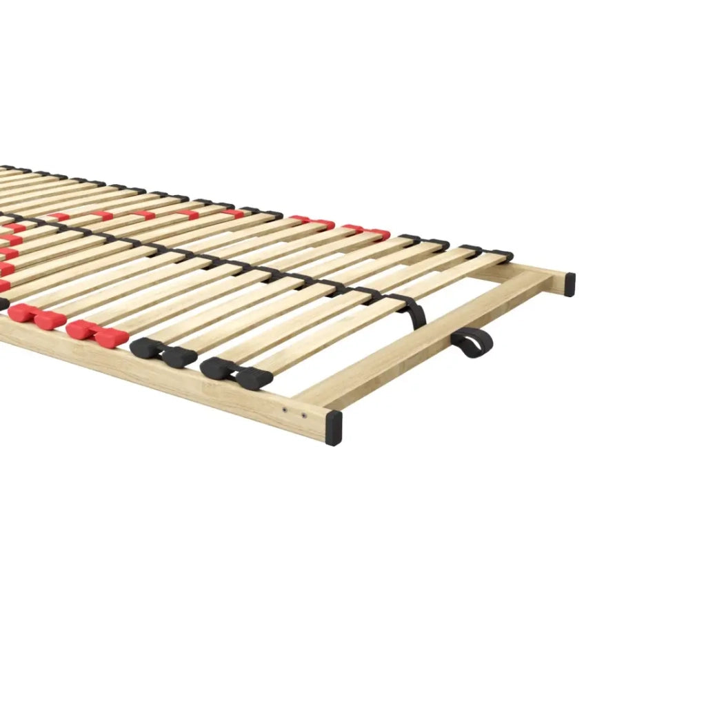 Sommier ZITTARO – 28 doghe – 70x200 cm – Finitura quercia e nero – Comfort e robustezza