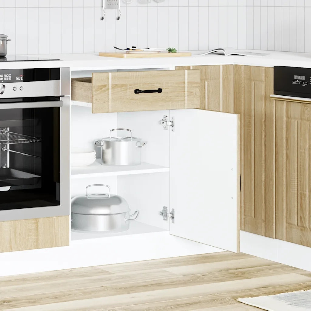 Base da Cucina Lucca Rovere Sonoma in Legno Multistrato 853720