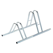 Rastrelliera Portabici in Ferro Zincato, Modulare, Porta Bicicletta Da Giardino e Da interni, Componibile Per Più Moduli (9 moduli)
