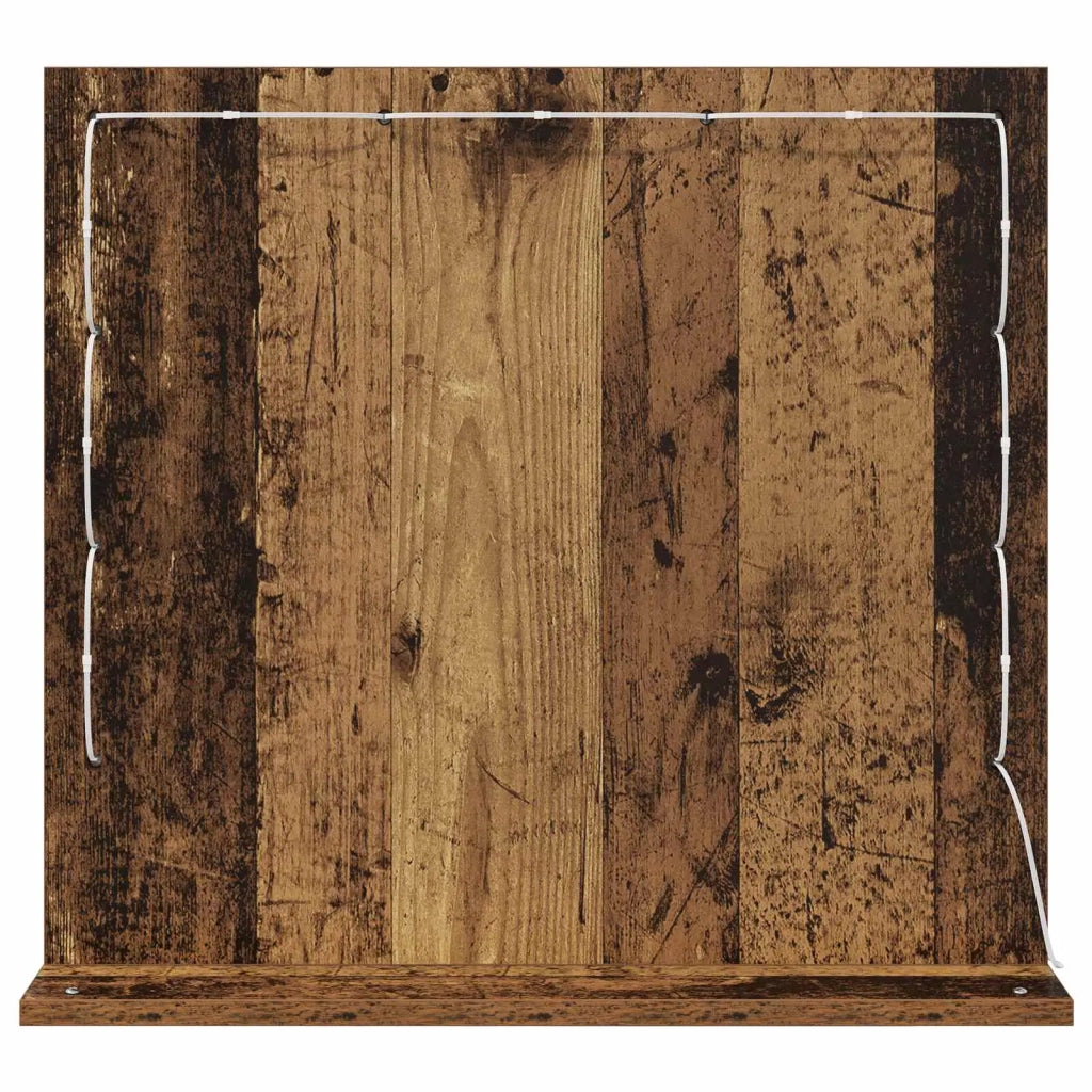 Specchio da Vanit¨¤ Rettangolare Legno vecchio 60 x 55 x 18 cm