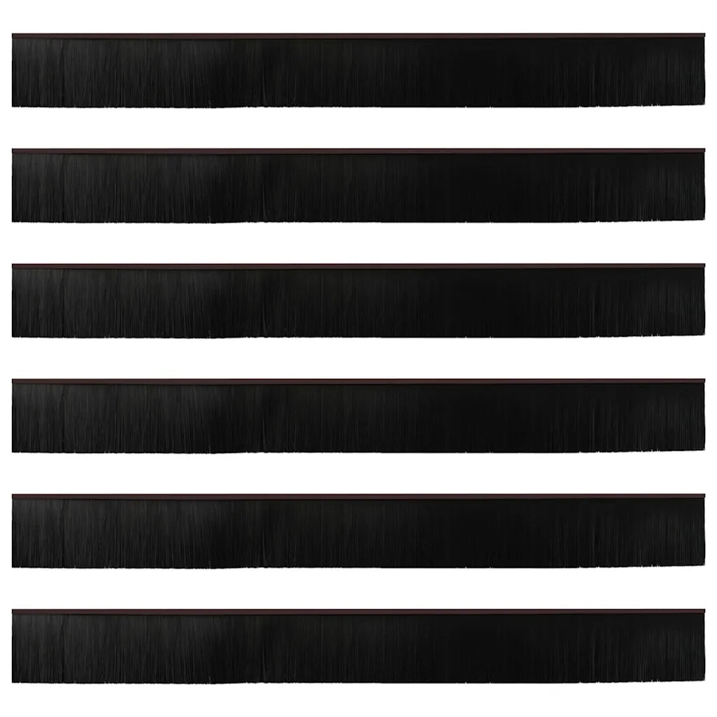 Spazzole per porte a vite 6 pz Marrone 100 cm CFW7440485